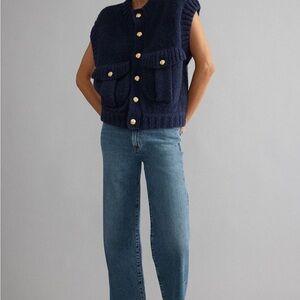 Tuckernuck Knit Navy Valentina Vest